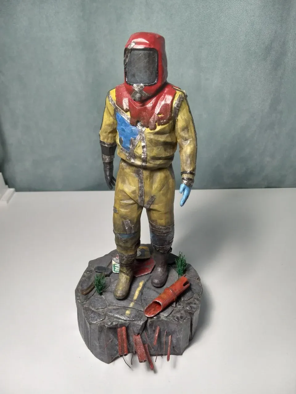 Hand-painted 3D printed piece